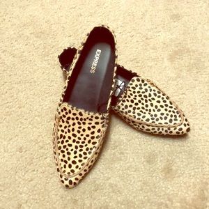 Express cheetah print shoes